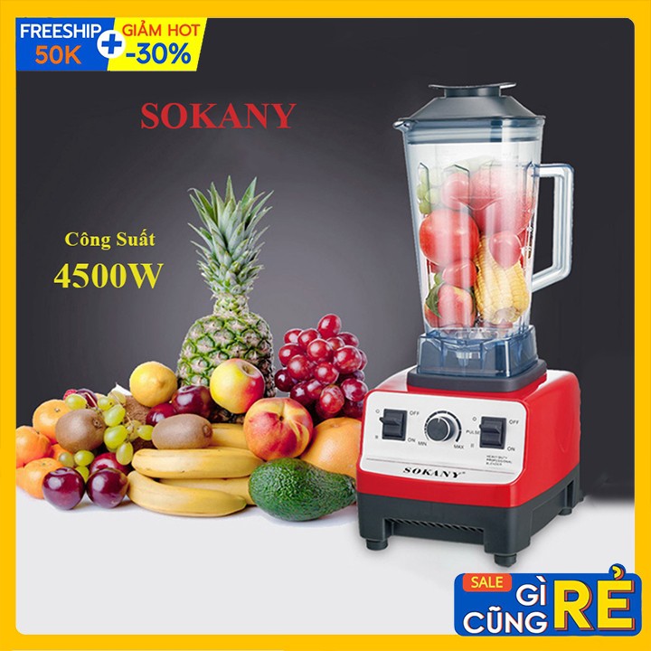 Máy Xay Sinh Tố Công Nghiệp, Xay Đồ Ăn Dặm Cho Bé Đa Năng SOKANY