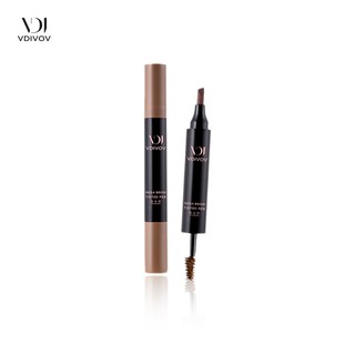 Bút vẽ lông mày chống thấm nước VDIVOV Mega Brow Tinted Pen Duo 6.5g