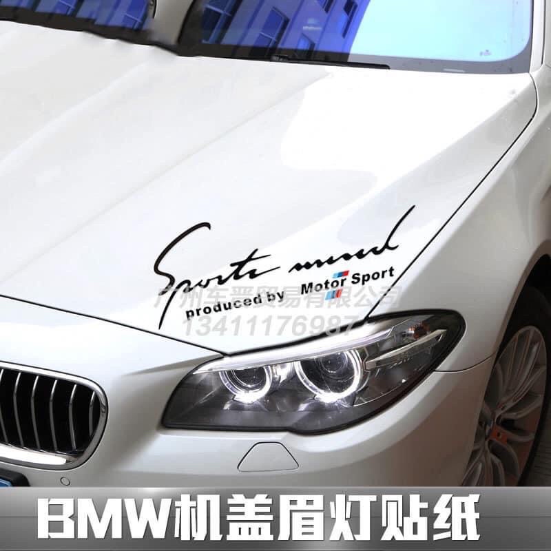 Tem dán thể thao ô tô Sportmind Produced By Bport dán xe hơi, sử dụng cho tất cả các loại xe