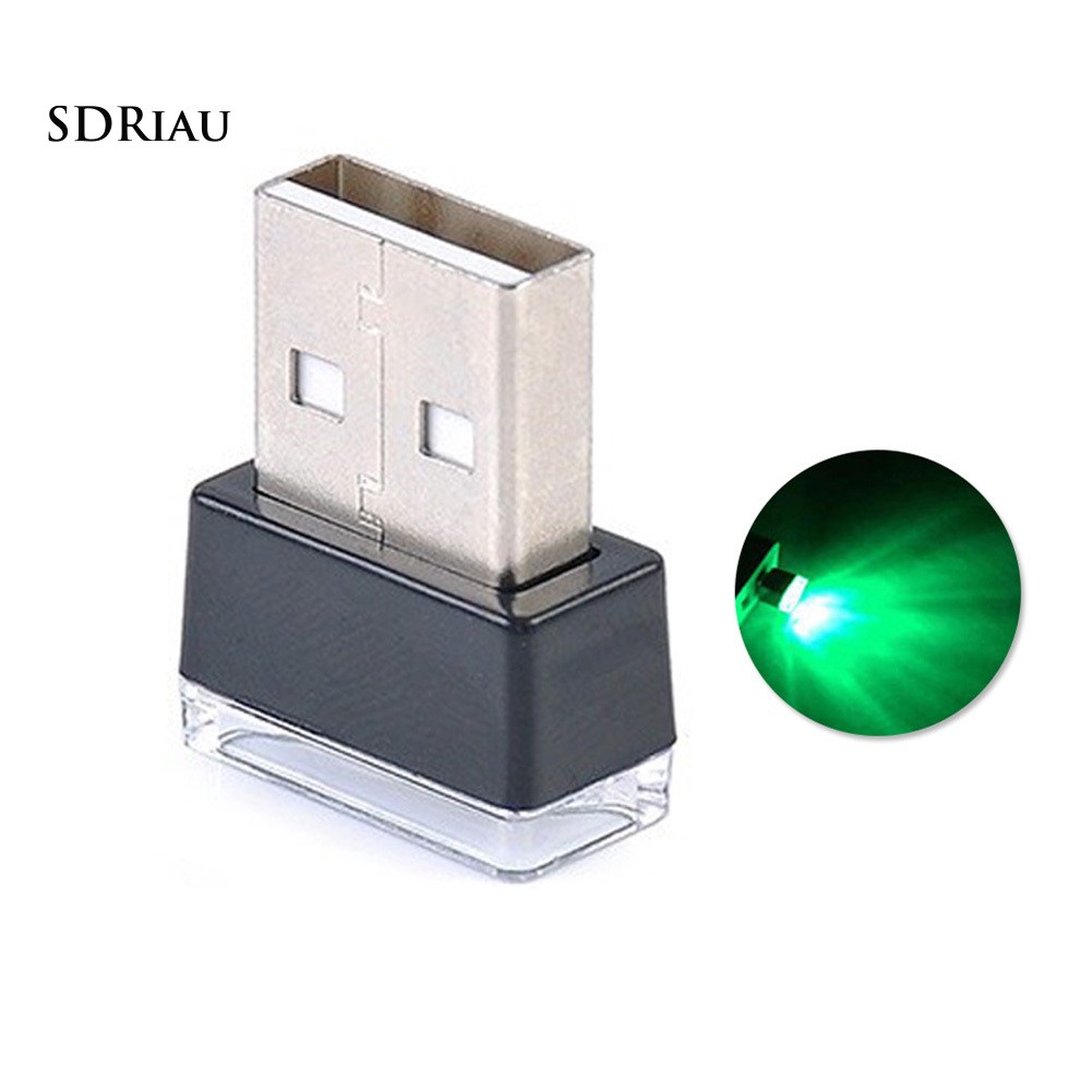 Đèn LED USB nhỏ gọn dùng để trang trí nội thất xe ô tô