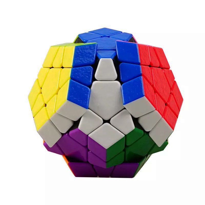 Rubik Megaminx - Rubik Biến Thể 12 Mặt Cao Cấp Xoay Trơn, Cực Mượt, Bẻ Góc Tốt