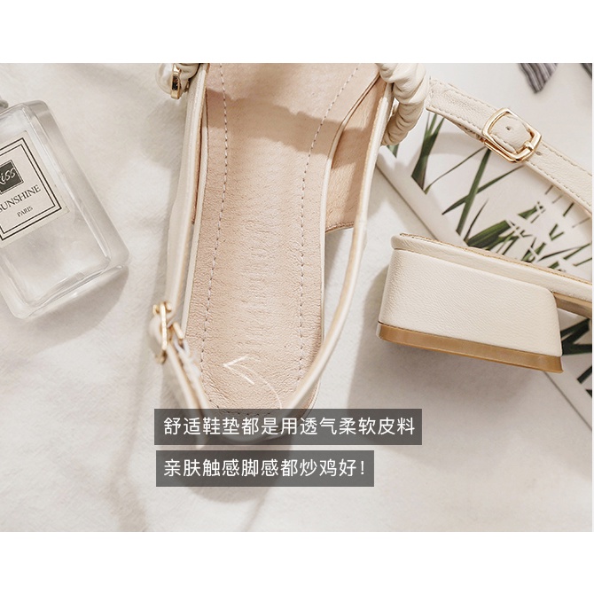 Giày sục Mary Jane gót vuông mẫu mới 2022 đế thấp