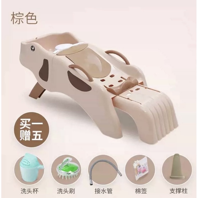 GHẾ GỘI ĐẦU CHO CẢ NGƯỜI LỚN VÀ TRẺ EM GẤP GỌN  KÈM NHIỀU QUÀ TẶNG