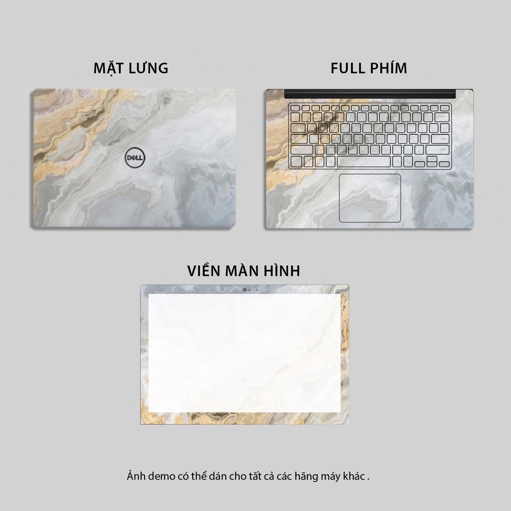 Bộ Skin Dán 3 Mặt Laptop Mẫu AVT Đơn Nữ - Miếng Dán Skin Chống Trầy Xước In Hình - Đã Cắt Sẵn Theo Kích Thước Từng Máy