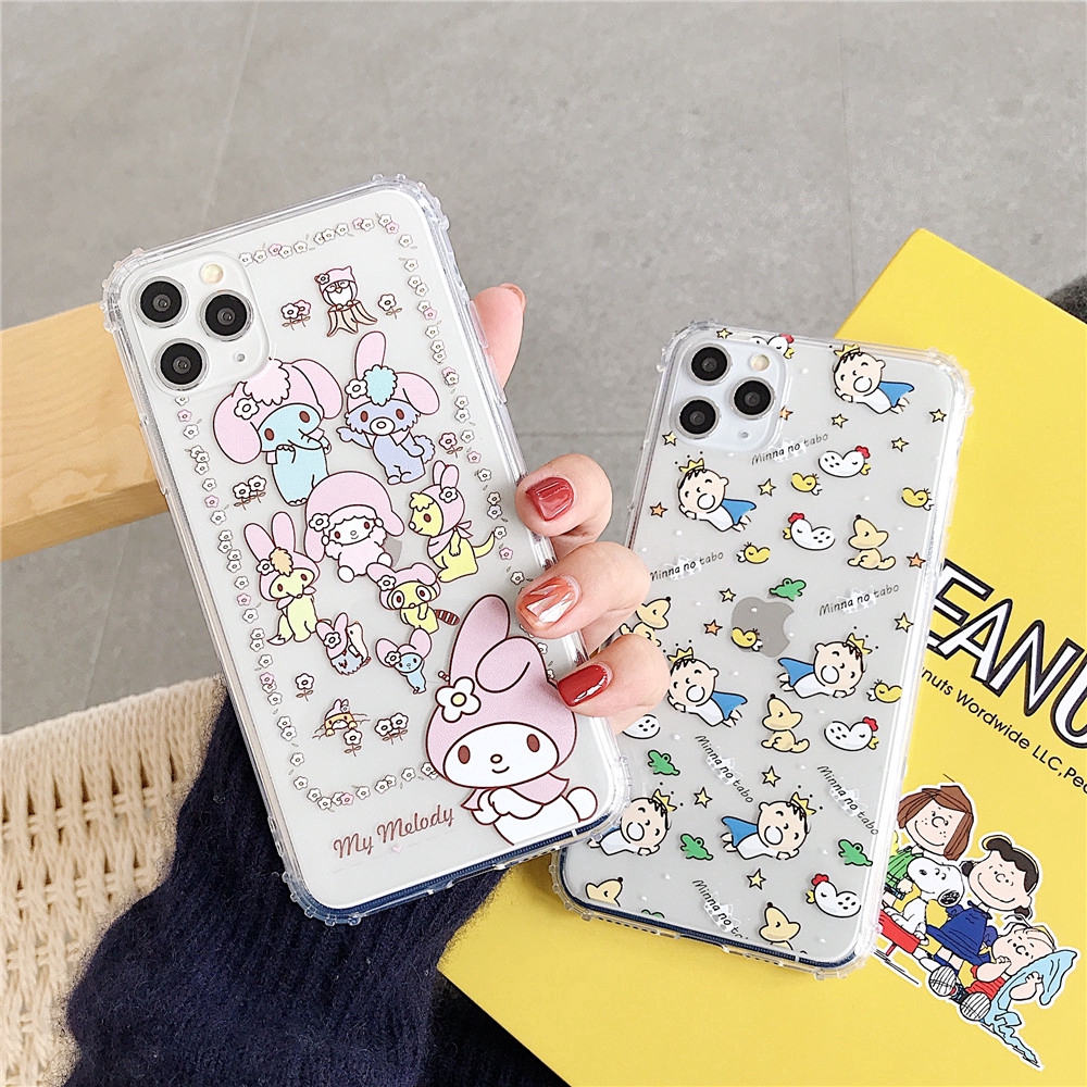 Ốp Điện Thoại Kiểu Hoạt Hình Xinh Xắn Cho Iphone X 7 Plus 8 Plus Xr Xs Max 11 11 Pro Max