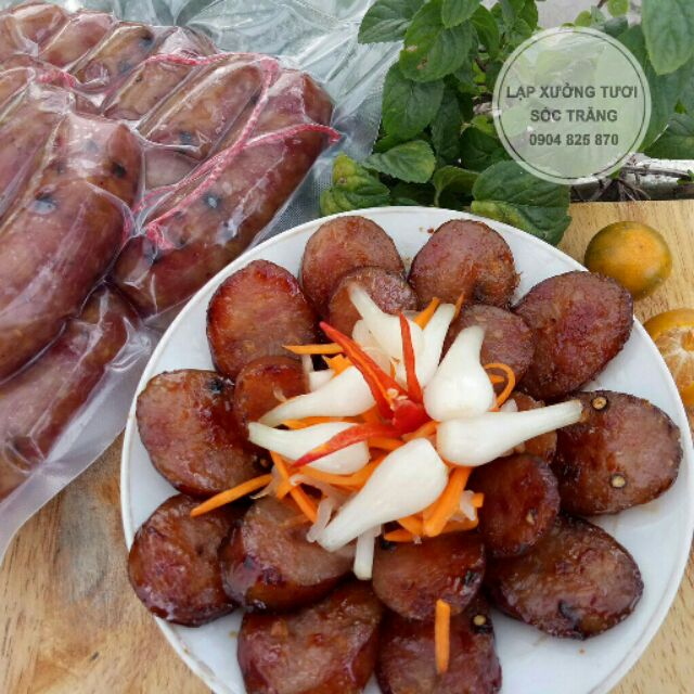 HỘP LẠP XƯỞNG SÓC TRĂNG - Loại khô 80-85% nạc- hinh that- 800gr