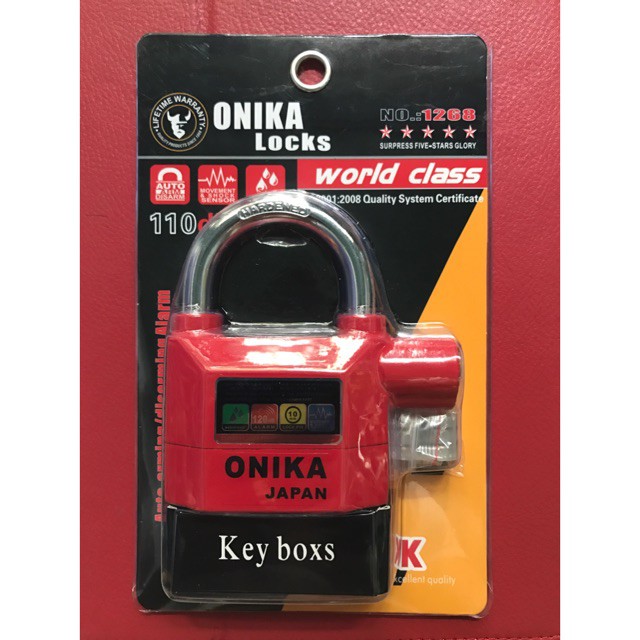 Ổ Khóa Báo Động ONIKA Japan 2 Chế Độ (Chính Hãng ONIKA)