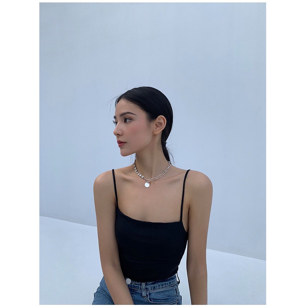 Vòng cổ 2 nửa khác biệt kiểu đính đá và xích DCX80 Mayconner