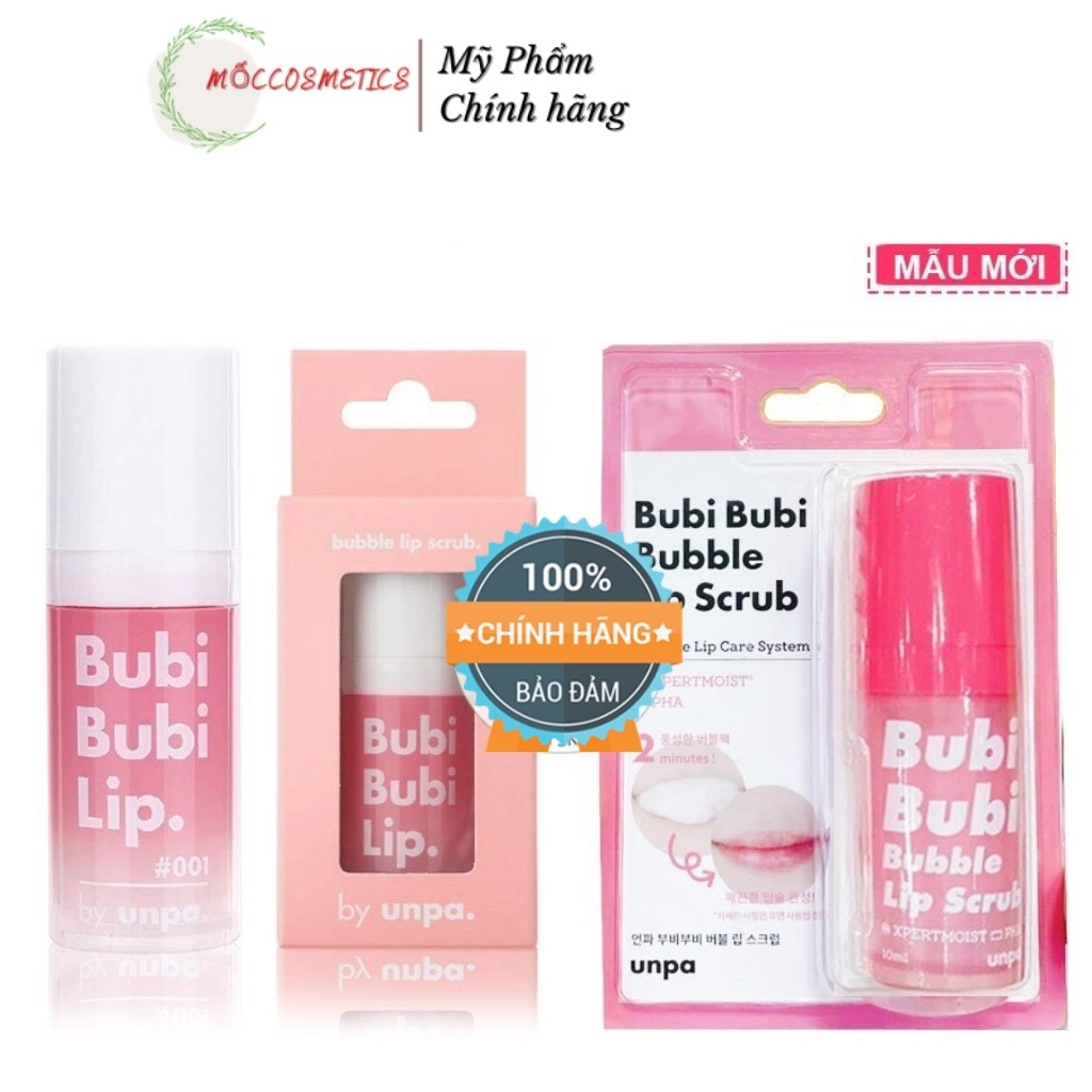 Tẩy Da Chết Môi BUBI BUBI LIP 12ml Sủi Bọt Thải Độc Làm Mờ Thâm | BigBuy360 - bigbuy360.vn