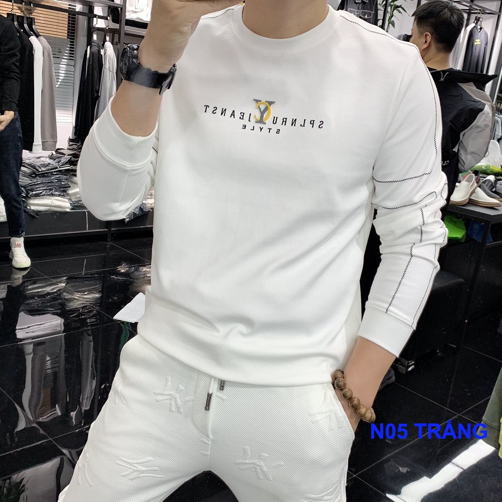 Áo Thun Nam, Áo Thu Đông Nam Dài Tay Cổ Tròn In 3D Siêu Đẹp - Chất liệu Poly 2Da - N05 | BigBuy360 - bigbuy360.vn