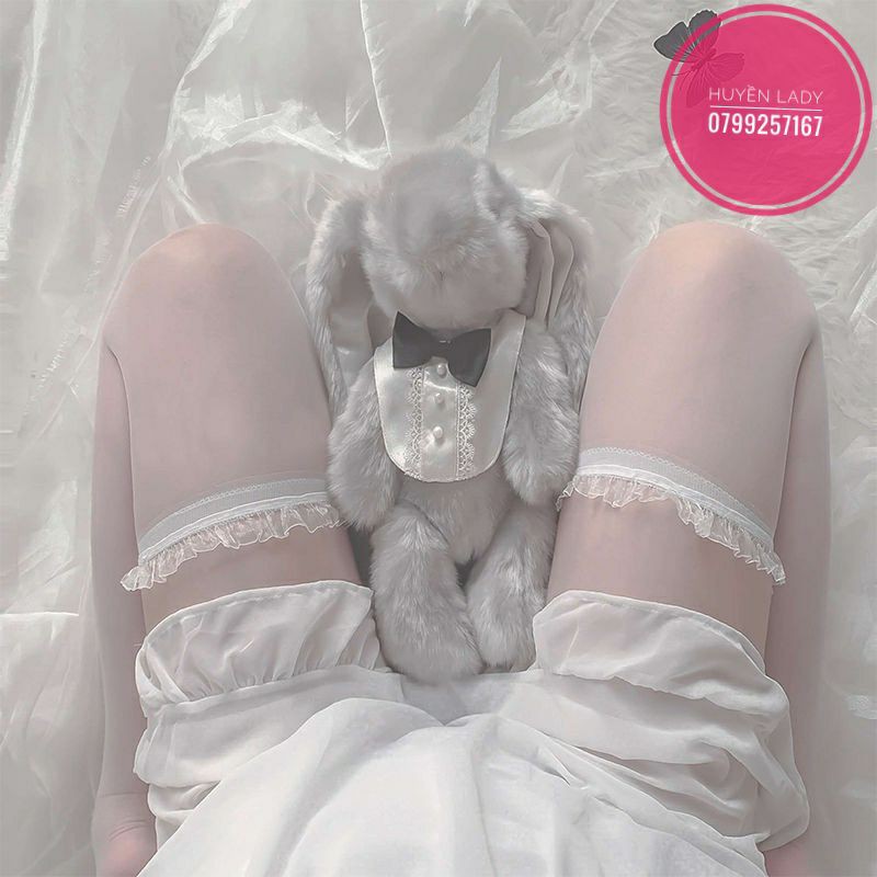 Tất đùi viền ren cosplay sexy