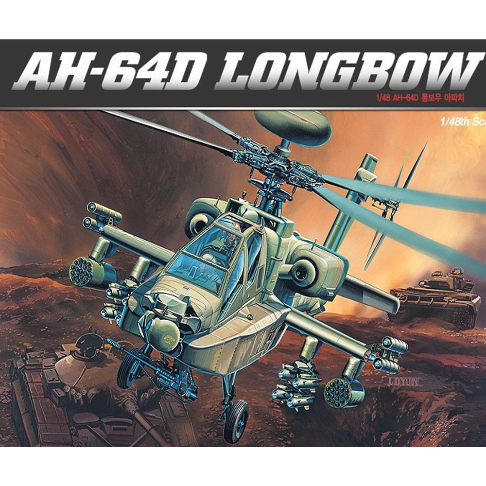 Mô hình AH-64D Apache Longbow tỉ lệ 1:48 #12268