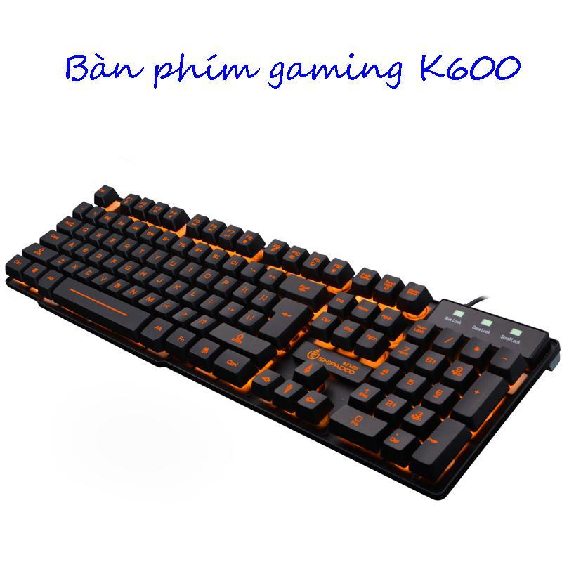 Bàn phím K600 Keyboard , bàn phím cơ game thủ K600 7 chế độ đèn bảo hành 12 tháng