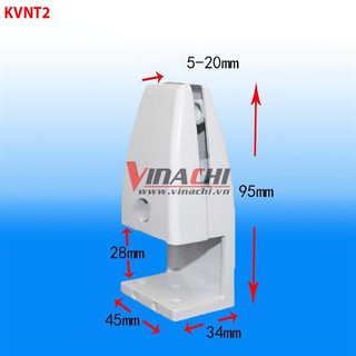 Kẹp Vách Ngăn Màu Trắng Cho Bàn Làm Việc Văn Phòng (1 CÁI) Làm Từ Nhôm Cao Cấp