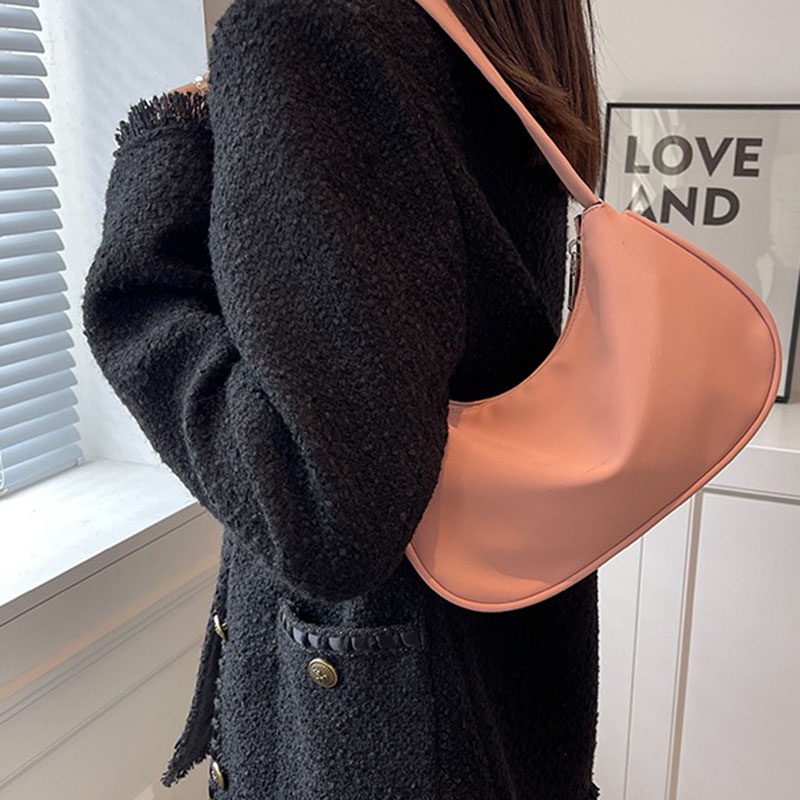 Túi Đeo Vai Bằng Vải niche Dễ Phối Đồ Thời Trang Cho Bạn Gái