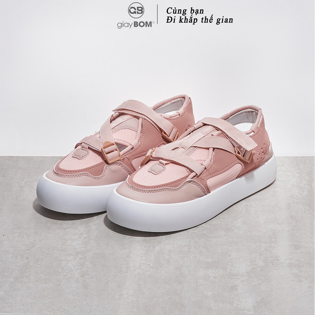 Giày thể thao nữ giayBOM thiết kế quai hậu hở gót B1201