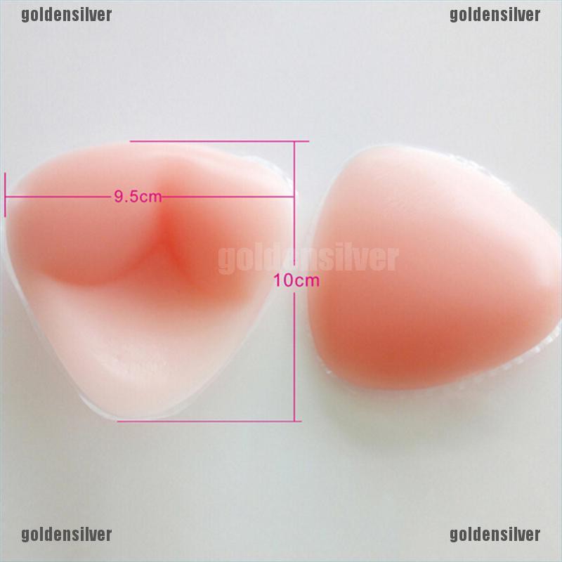 1 Cặp Đệm Ngực Tam Giác Bằng Silicone Gợi Cảm Cho Nữ