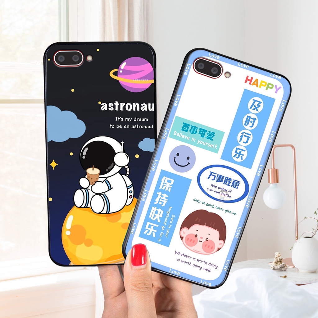 Ốp lưng Oppo A3S / A1K in hình 3D GẤU cute be@r, soda, happy day cực hot ,thời thượng