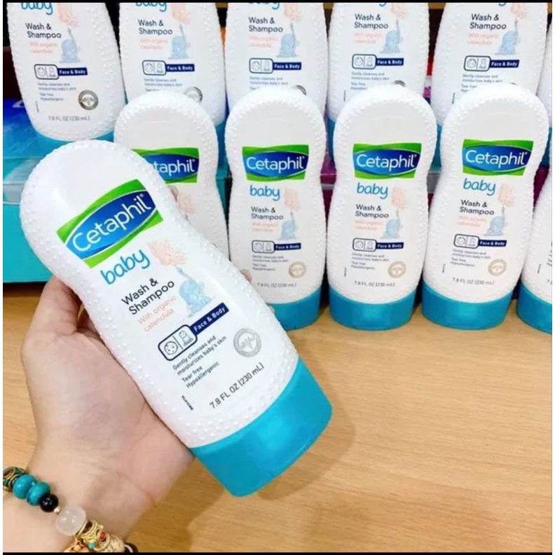 Cetaphil Mỹ - Tắm Gội Hoa Cúc - Dưỡng da và an toàn cho bé