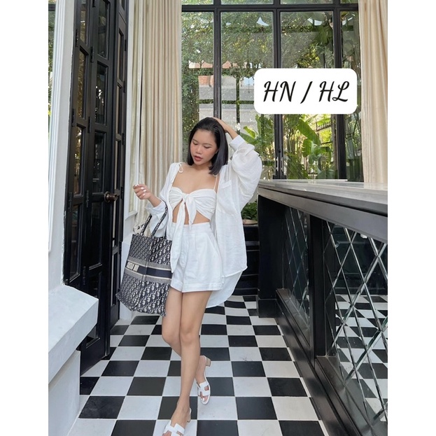 Set 3 chi tiết nơ to bản