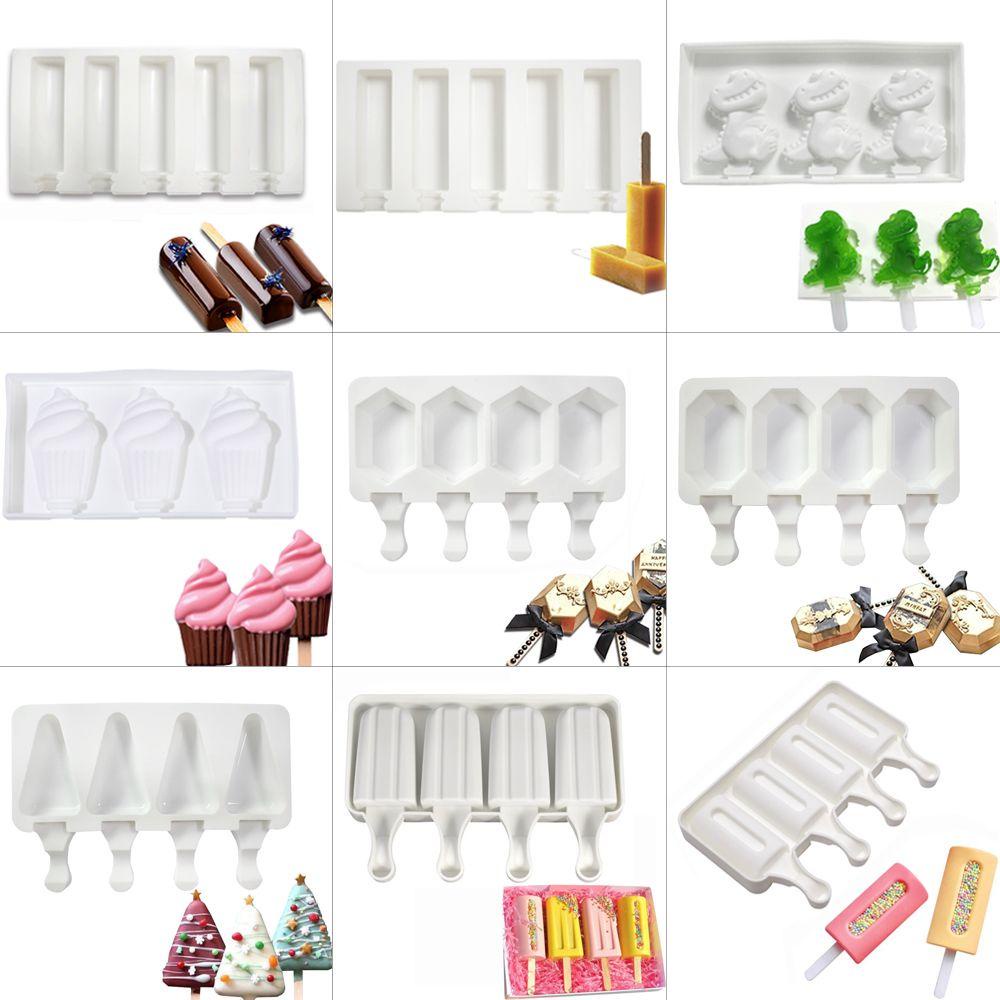 Khuôn Làm Kem Que Bằng Silicone