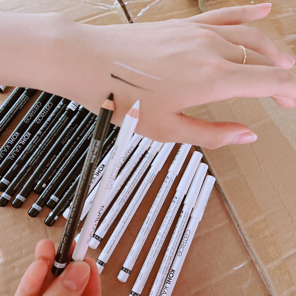 Chì kẻ mắt trắng Catrice Kohl Kajal trắng chuyên kẻ viền mắt makeup