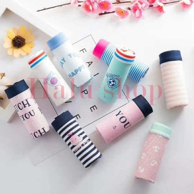 (Sỉ-lẻ video+ ảnh thật) Combo 5 quần lót cotton nữ đáng yêu kute hàng Quảng Châu chất lượng cao siêu giảm giá