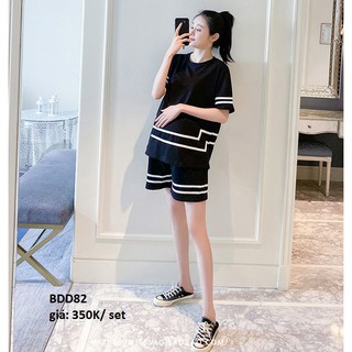 BỘ ĐỒ BẦU COTTON SIÊU MÁT BDD82