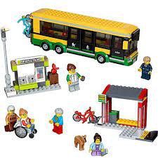 Lego City - Lepin 02078 , Leji 40021 ( Xếp Hình Trạm Dừng Xe Bus 377 Mảnh )