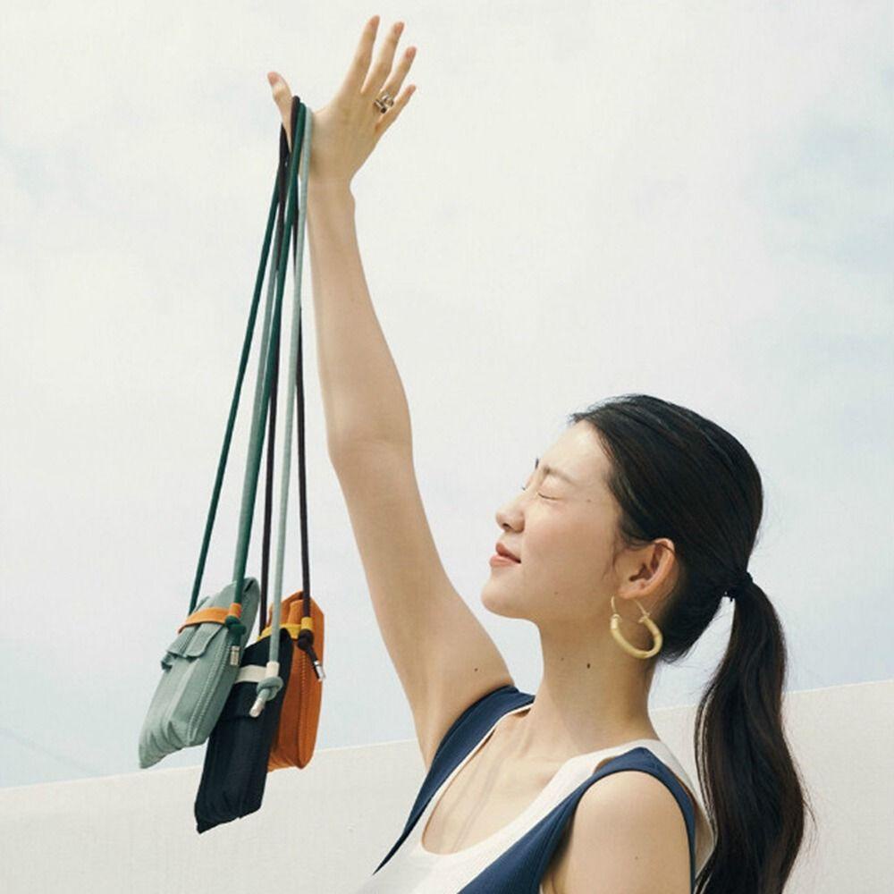 Túi Đeo Chéo Đan Len Dáng Dài Có Thể Gấp Gọn Thời Trang Cho Nữ