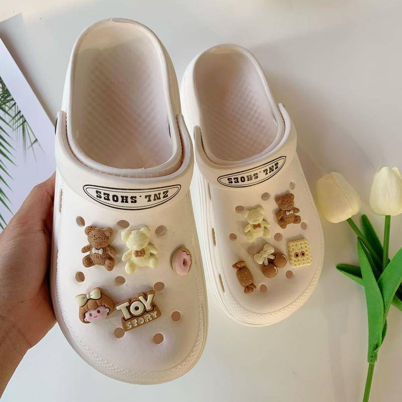 Phụ Kiện Trang Trí Giày DIY Xinh Xắn Chất Lượng Jibbitz, Sticker Gắn Trang Trí Giày Dép Crocs Hình Dễ Thương