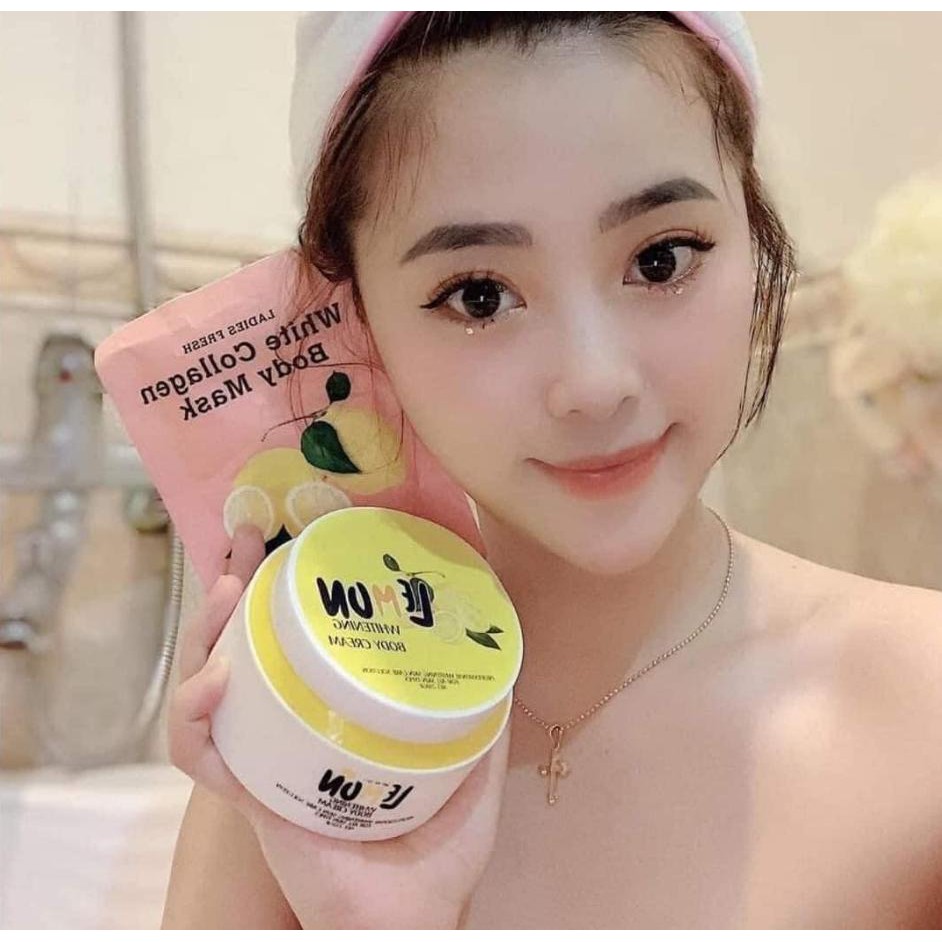 Combo Body Lemon Chanh & Ủ trắng Chanh  CAM KẾT CHÍNH HÃNG
