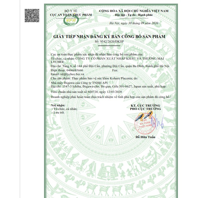 Nước Uống Đẹp Da KOHARU PLACENTA Nhật Bản Hàm Lượng 319.000mg Placenta và 9000mg Collagen (500ml/Chai) | Thế Giới Skin Care