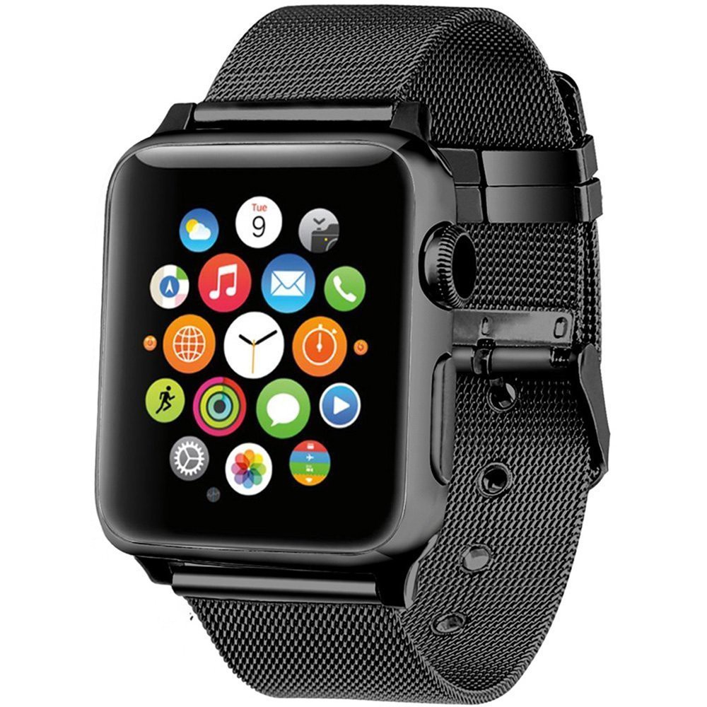 Dây đeo đồng hồ thay thế bằng thép không gỉ cho Apple Watch Series 3 / 2 / 1 ( 38Mm / 42Mm )