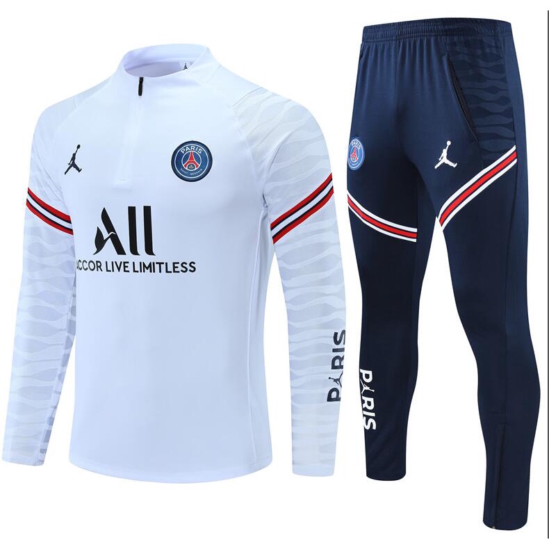 Áo Khoác Bóng Đá Tay Dài Paris Saint Germain PSG Messi 2021 / 22 AAA V8BC Chất Lượng Cao Cho Nam