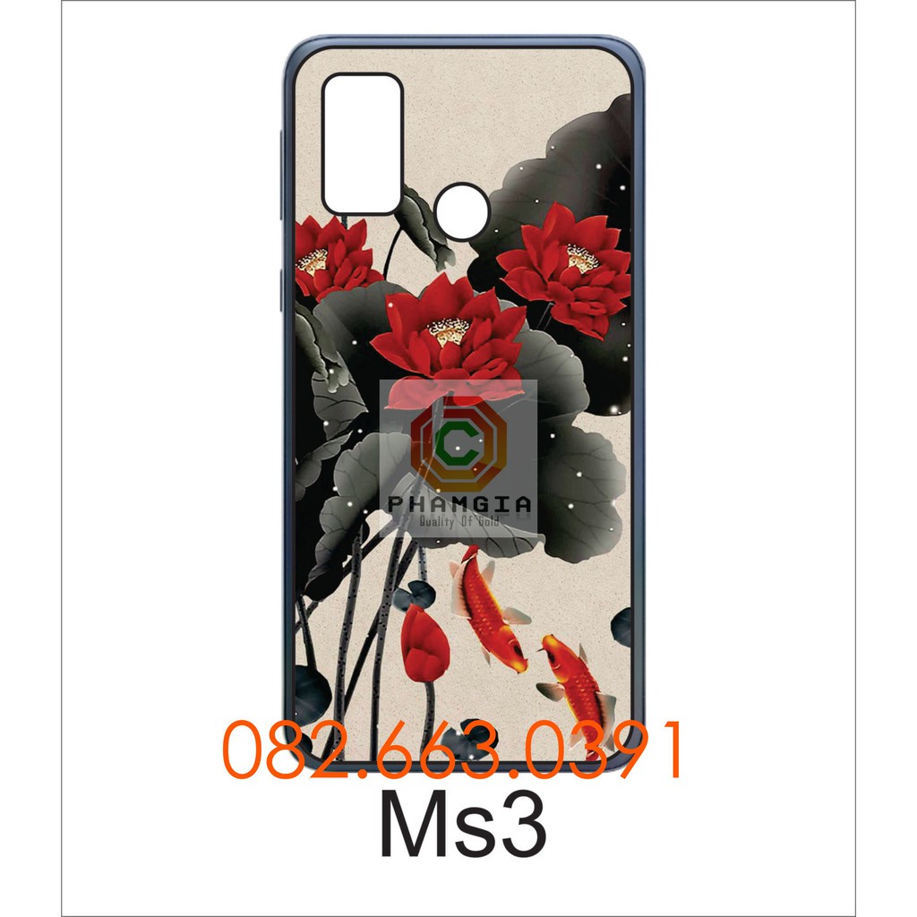 Ốp lưng Vsmrt Joy 4 dẻo in hình thư pháp hoa sen, chú tiểu đẹp