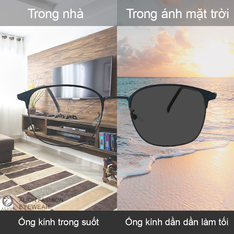GIÁ TỐT NHẤT】Mắt Kính Chống Ánh Sáng Xanh-Kính Bảo Vệ Máy Tính Chống Bức Xạ-Đổi Màu Khi Ra Nắng-cho nam nữ Thời Trang