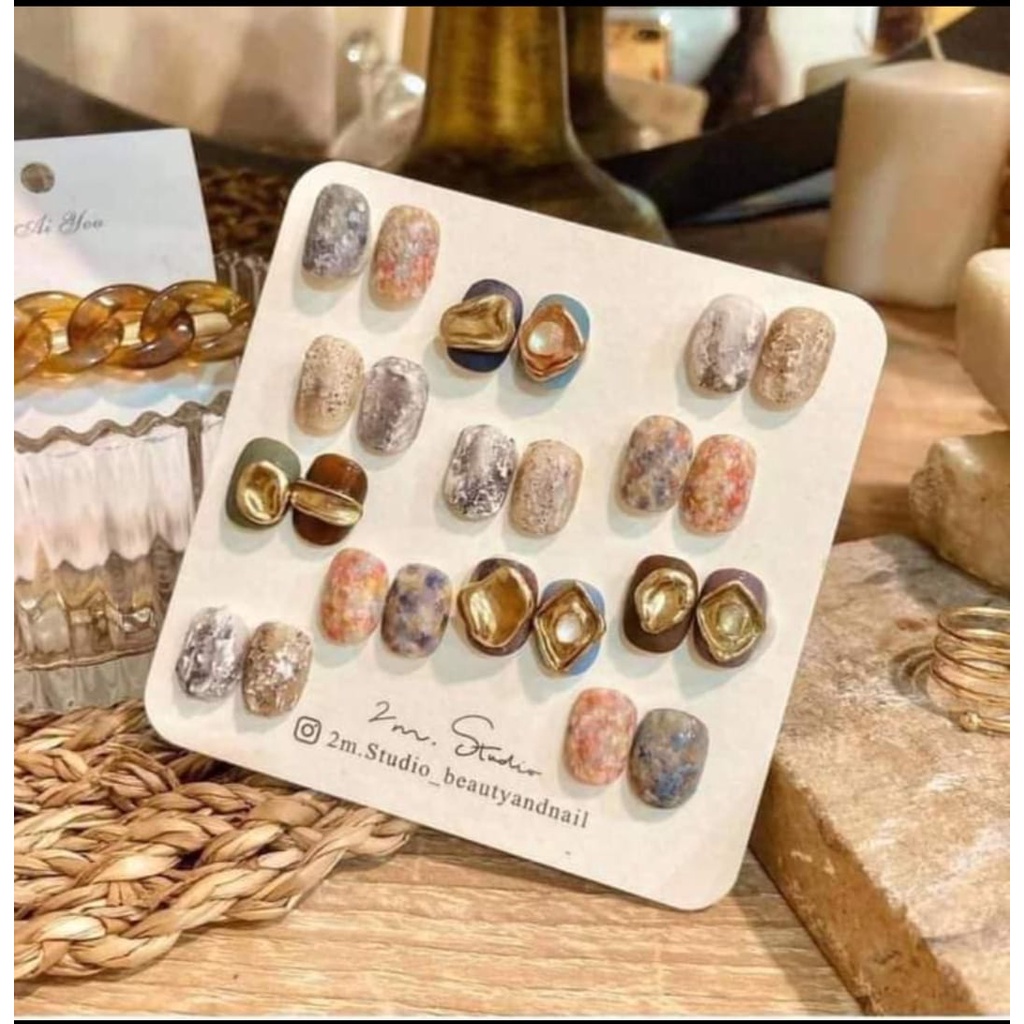 Gel úp móng , tạo charm nổi
