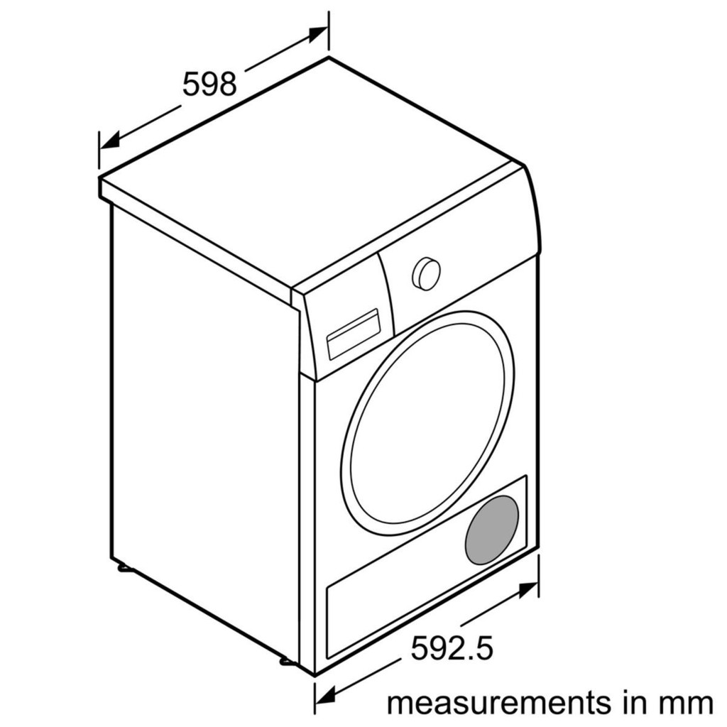 Máy sấy quần áo Bosch HMH.WTB86201SG 8KG , 14 chương trình sấy ( Xuất sứ Ba Lan - Bảo hành 36 tháng )