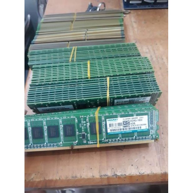 [ free ship] Ram Kingmax, Kingston Ddr3 4gb bus 1600 dùng cho main H61, H77,B75,B85, H81...