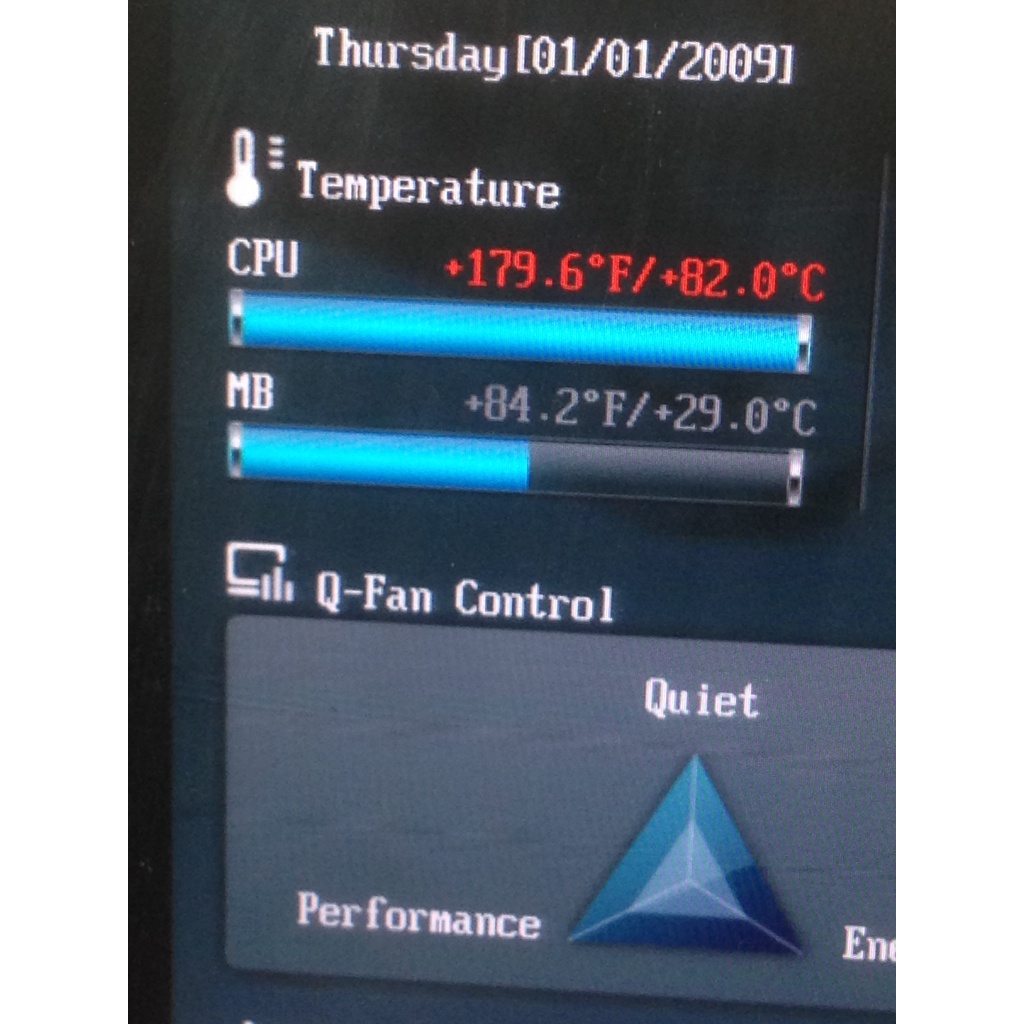 Hướng dẫn sửa chữa main Asus H61M-K báo nhiệt độ CPU