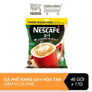 Cà phê rang xay hòa tan nescafé 3in1 đậm vị cà phê nescafe - happy house 2419