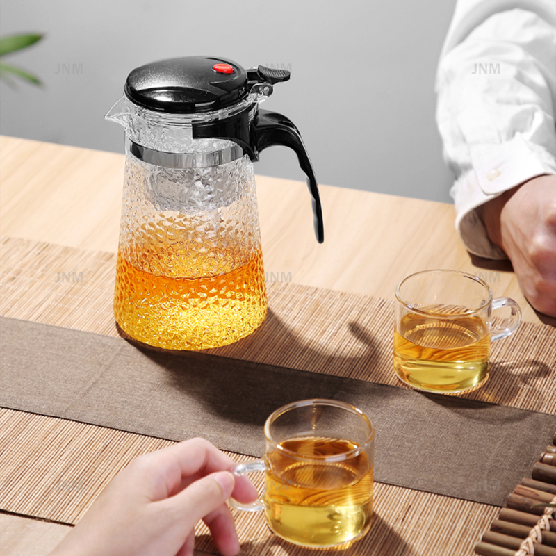 Bình pha trà/cà phê bằng thủy tinh chịu nhiệt họa tiết búa