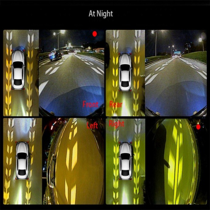 Sản Phẩm Camera hành trình 360 độ chuẩn AHD dành cho tất cả các loại xe ô tô có màn hình hiển thị LV-558 ...