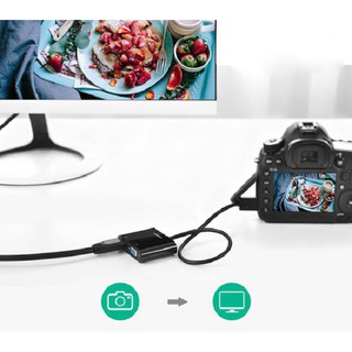 Cáp Chuyển Micro HDMI sang HDMI +VGA Ugreen 30355