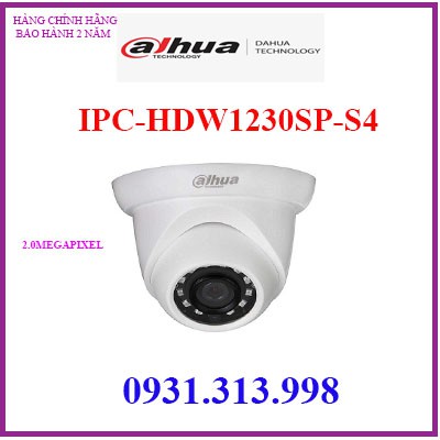 CAMERA IP IPC-HDW1230SP-S4 2.0 MP DAHUA