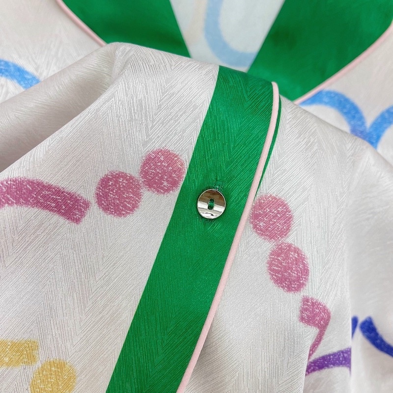pijama cao cấp lụa xước Quảng Châu tay ngắn magic