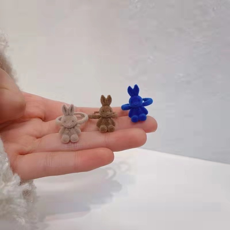 Nhẫn hình thỏ nhồi bông dễ thương cho nữ