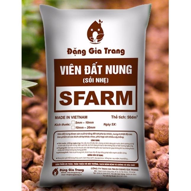 1Kg Viên Đất Nung Sfarm Trồng Lan, Trồng Cây, Sen Đá, Làm Hệ Thống Lọc....