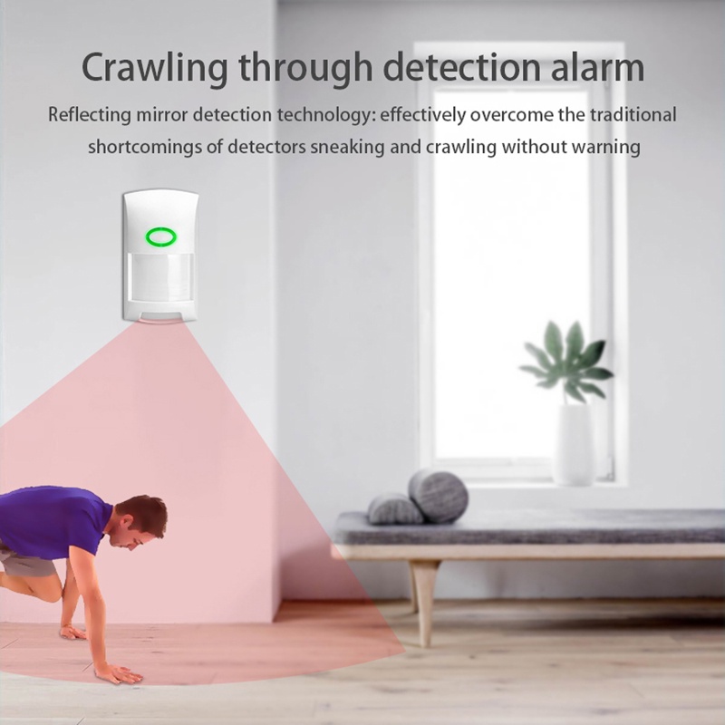 Tuya WiFi PIR Cảm biến chuyển động hồng ngoại Máy dò cơ thể người Hệ thống cảnh báo nhà thông minh tương thích với cuộc sống thông minh Alexa Google Home